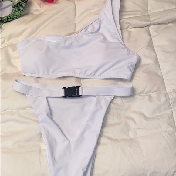 White bikini set